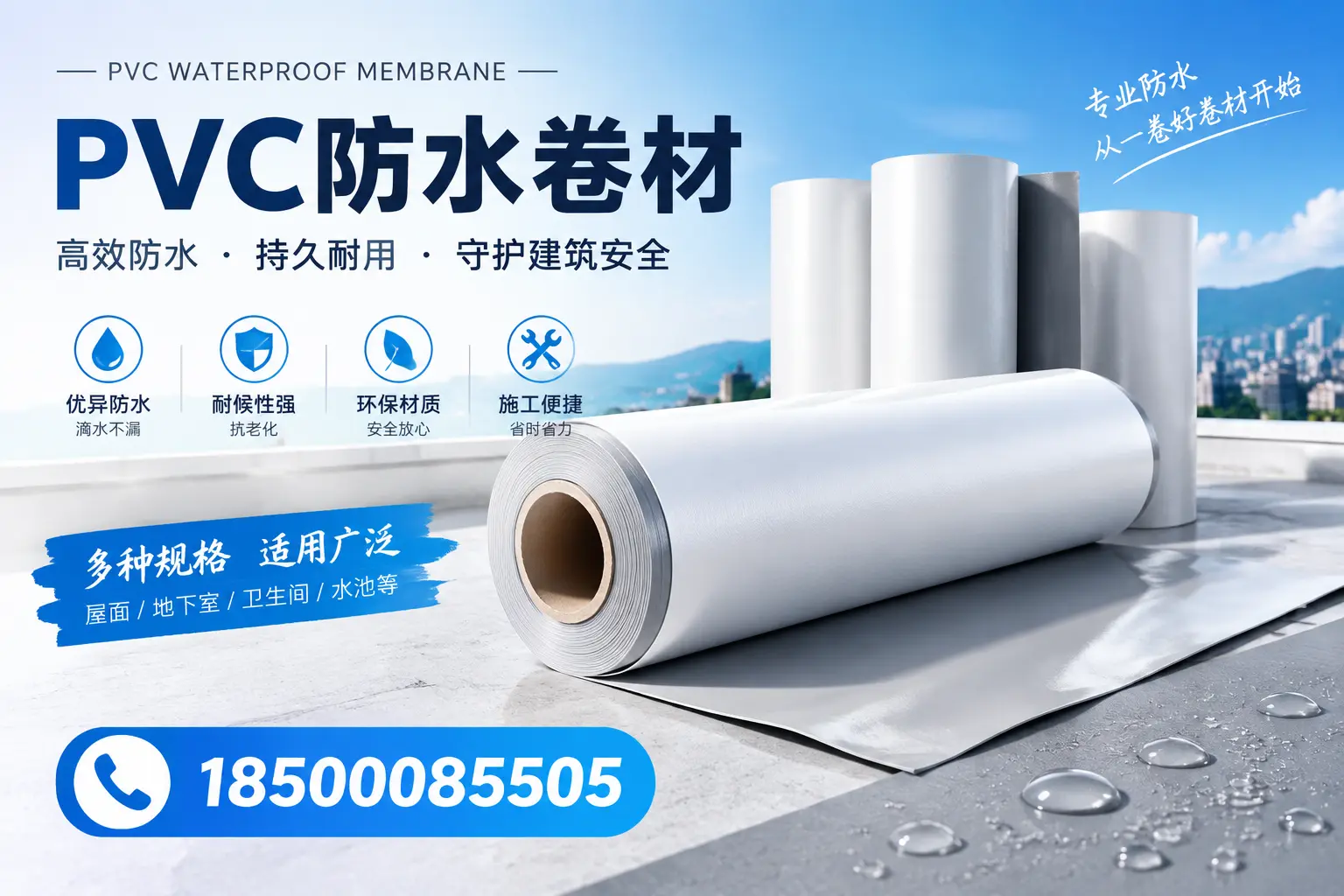 如何选择适合的PVC防水卷材？专家为您解答抚顺的需求